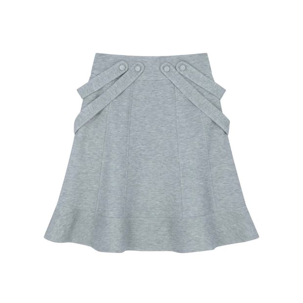 Open yy HUG&HEART CUTOUT SKIRT | 후루츠패밀리