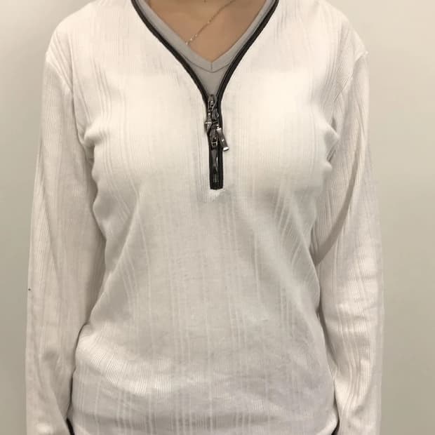Crazy Devil Rib Zip Long Sleeve | 후루츠패밀리