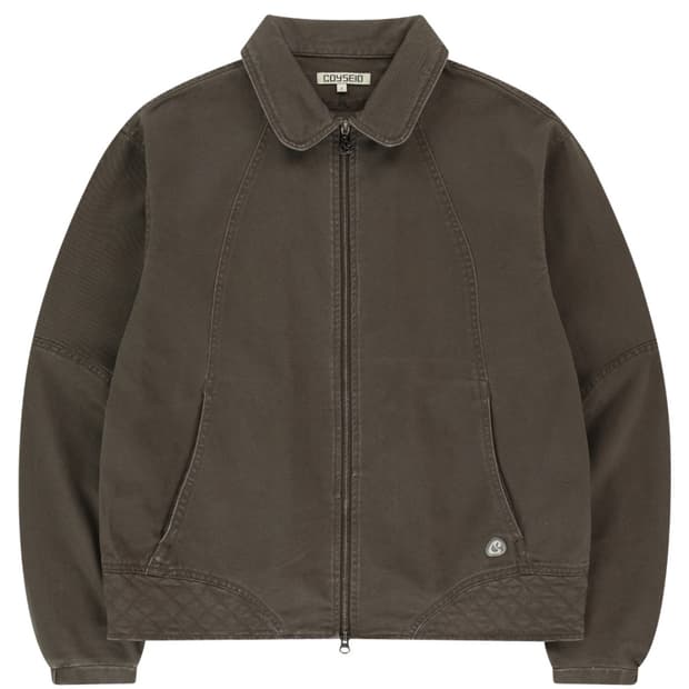 ジャケット・アウター COYSEIO ROUND COLLAR STITCH JACKET ROUND COLLAR STITCH JACKET BLUE GREY - coyseio
