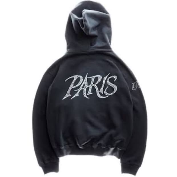 UVU Paris 25 Zipped Hoodie Ink Blue | 후루츠패밀리