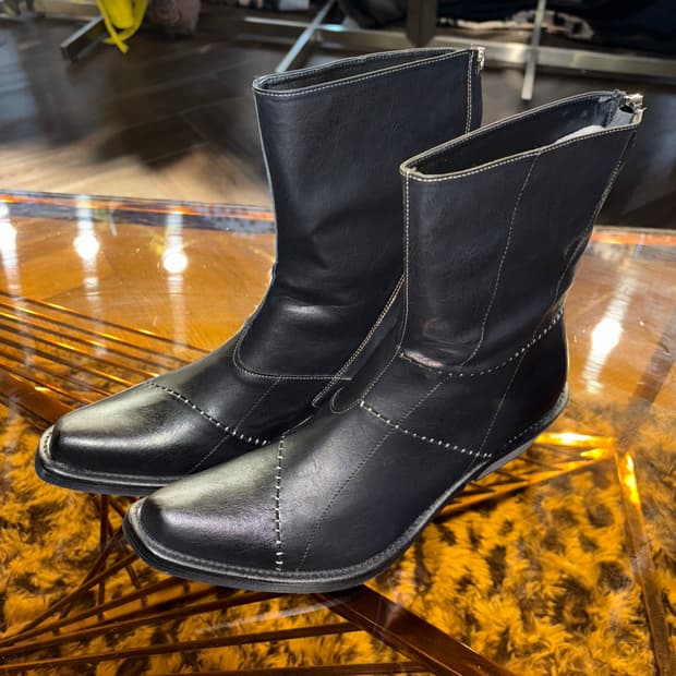 Opium Dark Crest Side-Zip Heel Boots ブーツ Opium Dark Crest Side-Zip Heel Boots | 후루츠패밀리