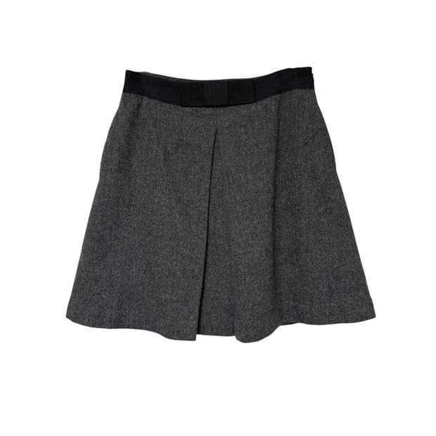 코이세이오 COZY SWEAT WRAP SKIRT MELANGE GREY | 후루츠패밀리
