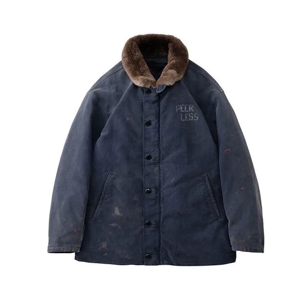 服/ファッション VISVIM 21AW CHIEF DECKHAND COAT Visvim Chief Deckhand Jacket - Blue | Garmentory
