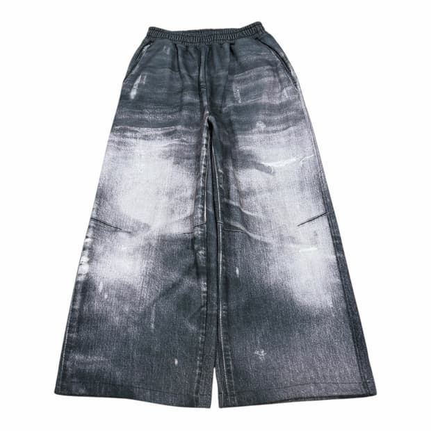 OPEN YY ROLLED WAIST SWEAT CARGO PANTS | 후루츠패밀리