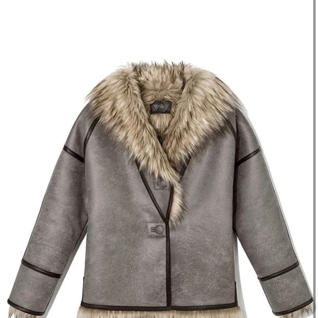 open yy faux fur zipper hood ma-1, black | 후루츠패밀리