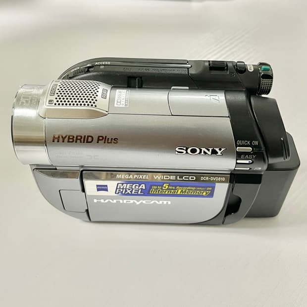 민트급) Sony dcr-dvd810 소니 캠코더 카메라 풀박스 | 후루츠패밀리