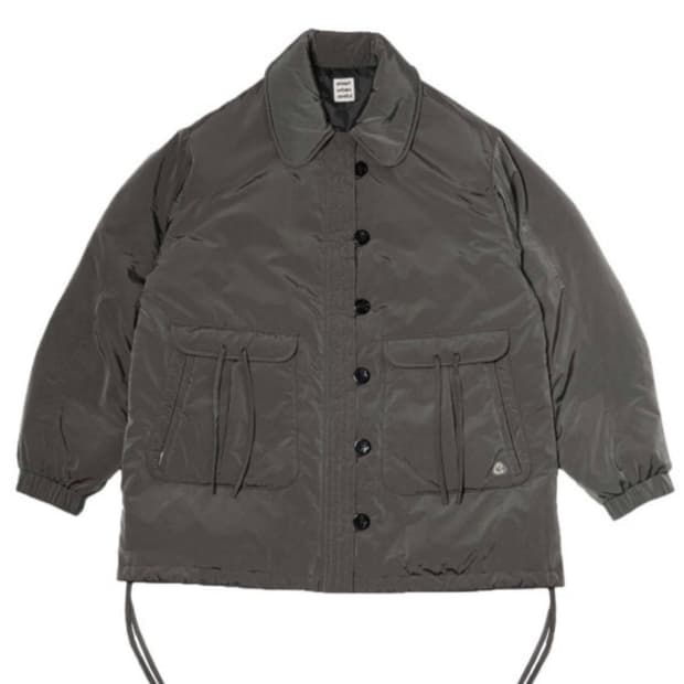 coyseio twinkle hood zip-up gray | 후루츠패밀리