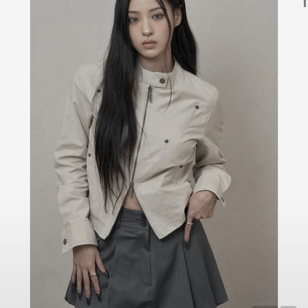 카키포인트 Rivet Cotton Jacket | 후루츠패밀리