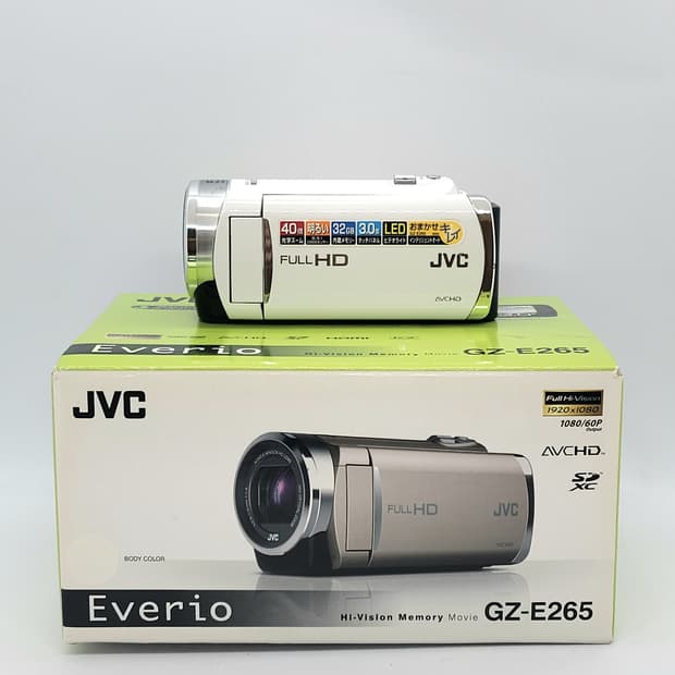 JVC GZ-E265 빈티지캠코더 [ 꾸미기 기능 ] | 후루츠패밀리