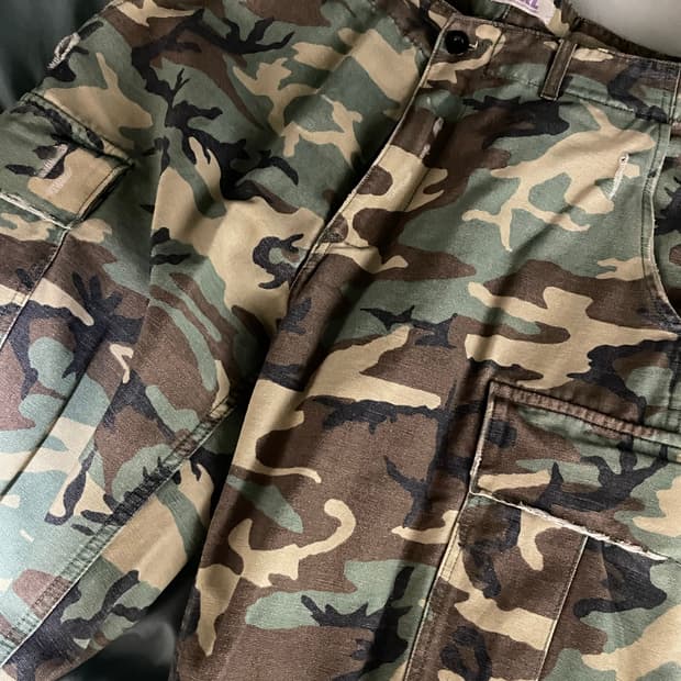 erl camo cargo pants | 후루츠패밀리