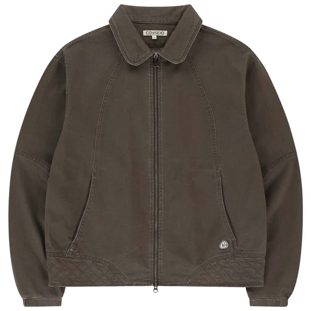 코이세이오 round collar stitch 라운드 카라 스티치 자켓 | 후루츠패밀리