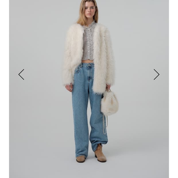 The Barnet Rove Hairy Long Fur Jacket | 후루츠패밀리