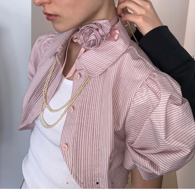 Rosetta Baby Shirt SCULPTOR pink Sculptor rosetta baby shirt pink