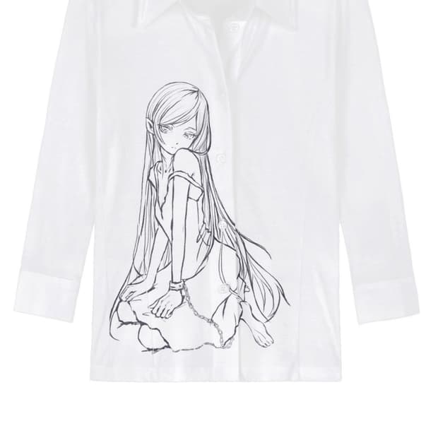 Bonnae Three-quarter sleeve shirt 1 사이즈 | 후루츠패밀리