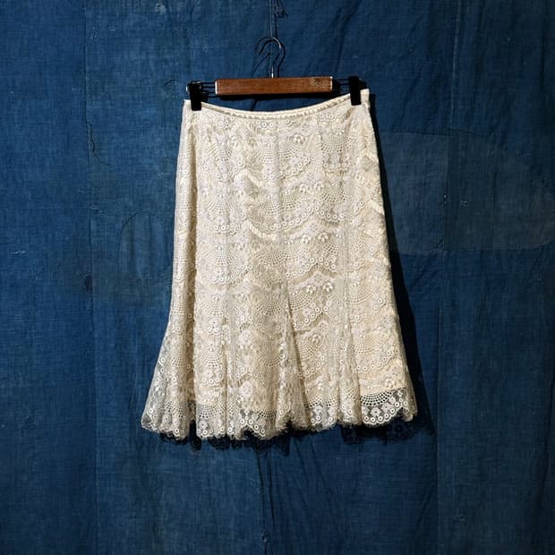 Happy 99] Star Gradient Knit Skirt | 후루츠패밀리