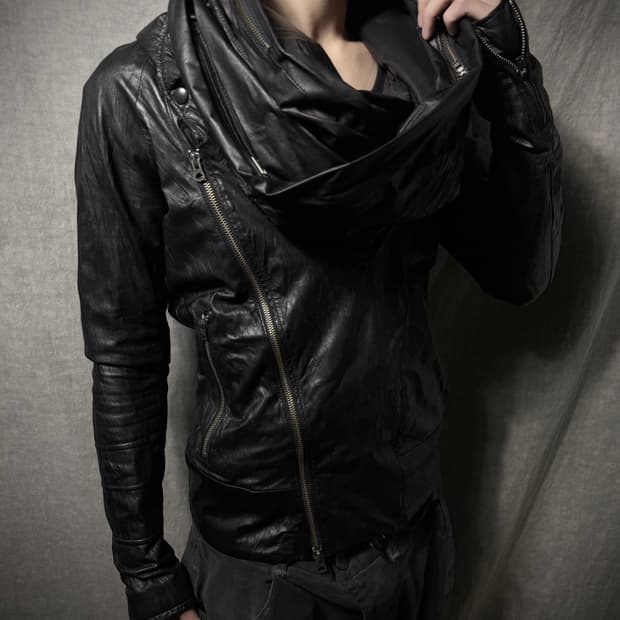 し*す様 00s L.G.B. BONO15 fur leather jacke LGB Bono-15 Leather Jacket | 후루츠패밀리