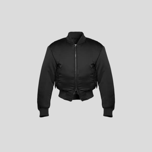 Vuja de max satin pillow bomber jacket | 후루츠패밀리