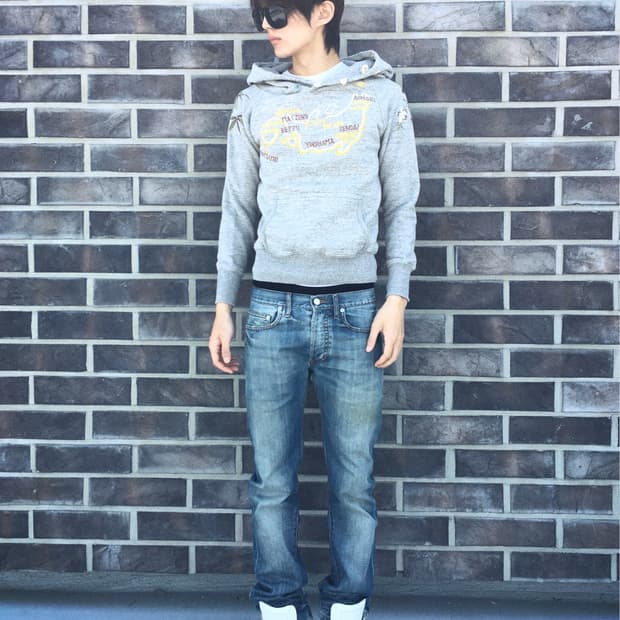 Visvim court hoodie P.O crash 23ss | 후루츠패밀리