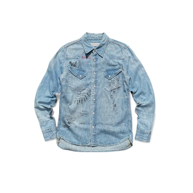 レミ Remi Relief Custom Denim Western SHirts | 후루츠패밀리